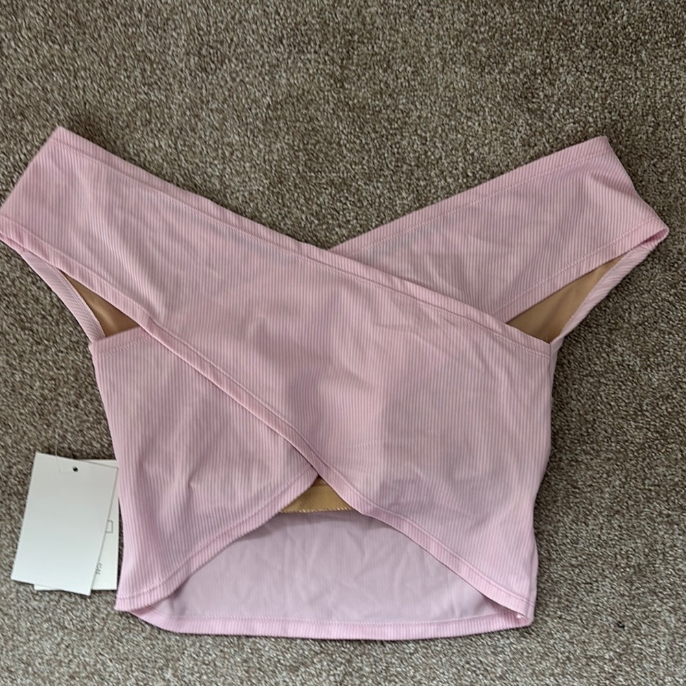 Kortni Jeane Light Pink Swim Top - Picture 2 of 3